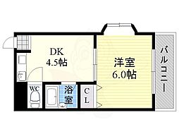 第3マンション新島 1DKの間取図画像