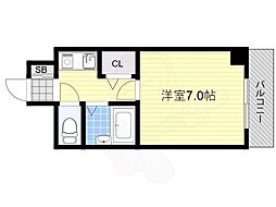 リアライズ西淡路 1Kの間取図画像