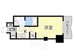 セレニテ新大阪弐番館 1Kの間取図画像