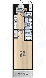 Comforespa新大阪 1Kの間取図画像