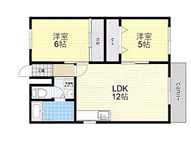 明生コーポラス 304 ｜ 大阪府枚方市山之上北町23番15号（賃貸マンション2LDK・3階・52.00㎡） その2