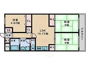 大阪府枚方市茄子作３丁目2番10号（賃貸マンション3LDK・3階・59.45㎡） その2