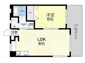 コーポラス喜山荘 401 ｜ 大阪府枚方市香里園山之手町2番16号（賃貸マンション1LDK・4階・40.00㎡） その2