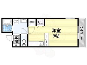 大阪府枚方市渚南町47番5号（賃貸マンション1R・2階・27.50㎡） その2