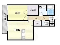 間取図画像 1LDK