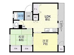 香里ケ丘日東マンションD棟 3階/-