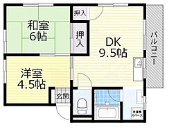 河合ハイツ 1階