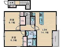 JR片町線(学研都市線) 星田駅 徒歩16分