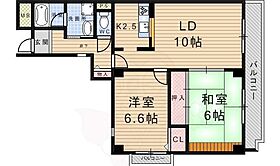 メゾンドーレ野間南  ｜ 兵庫県伊丹市野間８丁目8番5号（賃貸マンション2LDK・3階・65.72㎡） その2