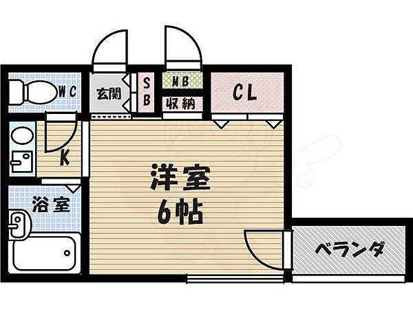 アーバンヴィレッジ武庫之荘 ｜兵庫県尼崎市南武庫之荘３丁目(賃貸マンション1R・2階・18.00㎡)の写真 その2