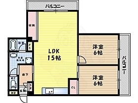 ポート武庫之荘  ｜ 兵庫県尼崎市南武庫之荘５丁目25番14号（賃貸マンション2LDK・2階・60.00㎡） その2