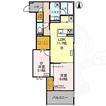 パレスリバティ  ｜ 兵庫県尼崎市南武庫之荘４丁目（賃貸アパート2LDK・1階・60.23㎡） その2