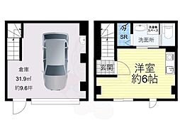 ラフマート今津 ワンルームの間取図画像