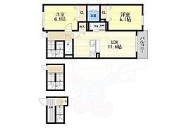 メゾン・デ・クール 3階/-