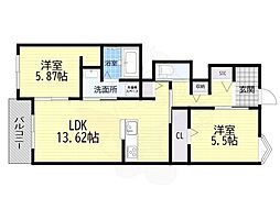 (仮称)西昆陽2丁目集合住宅 1階/-