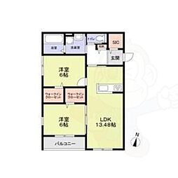 ルミエール野間北 2階/-