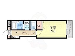 ツカプラッツ 1Kの間取図画像