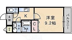 フジパレスフェリーチェ 1Kの間取図画像