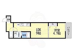 フジパレス新伊丹2番館 1LDKの間取図画像