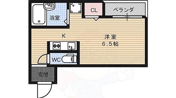 塚本パールビル 301｜大阪府大阪市淀川区塚本２丁目(賃貸マンション1R・3階・20.35㎡)の写真 その2