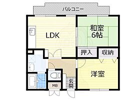 大阪府大阪市淀川区加島４丁目（賃貸マンション2LDK・1階・53.76㎡） その2