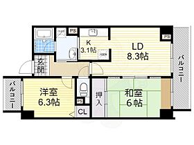 大阪府大阪市西淀川区大和田４丁目8番24号（賃貸マンション2LDK・6階・55.97㎡） その2