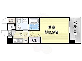 CASSIA十三  ｜ 大阪府大阪市淀川区十三東２丁目3番16号（賃貸マンション1K・9階・24.52㎡） その2