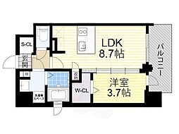プランドール新北野 8階