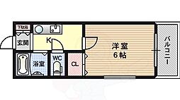ハイツちな 1Kの間取図画像