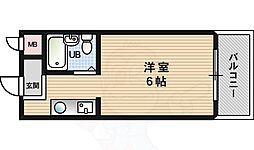 メゾン・ド・サンセール ワンルームの間取図画像