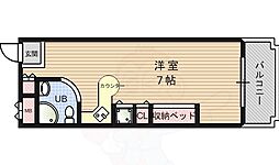 ラ・パルフェ・ド・パラツィーナ ワンルームの間取図画像