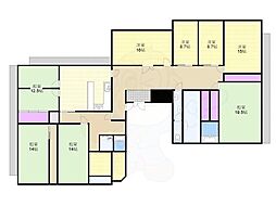 松栄マンション1 11LDKの間取図画像