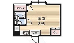 シティ塚本 ワンルームの間取図画像