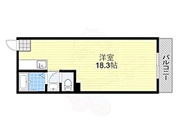 コーポレックス ワンルームの間取図画像