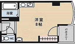 サニーM'Sビル福町 ワンルームの間取図画像