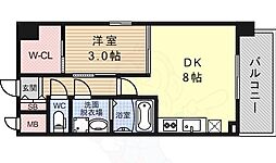 スプランディッド2 1LDKの間取図画像