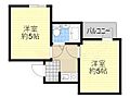 花kawa2階5.4万円