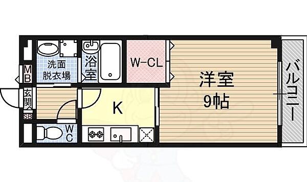 アンプルールフェール六反 ｜大阪府大阪市平野区長吉六反２丁目(賃貸マンション1K・1階・31.46㎡)の写真 その2