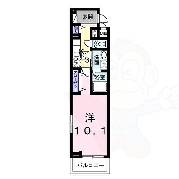 ココ シュシュ ｜大阪府大阪市平野区加美北７丁目(賃貸アパート1K・1階・32.71㎡)の写真 その2