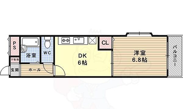 ラピタ ｜大阪府大阪市平野区喜連東５丁目(賃貸マンション1DK・5階・29.94㎡)の写真 その2