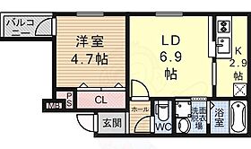 フジパレス長吉川辺2番館  ｜ 大阪府大阪市平野区長吉川辺２丁目（賃貸アパート1LDK・1階・34.23㎡） その2