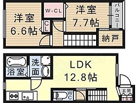 ドルチェ喜連  ｜ 大阪府大阪市平野区喜連４丁目4番22号（賃貸テラスハウス2LDK・1階・63.34㎡） その2