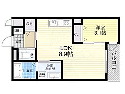 グローハイツ喜連ノース 2階