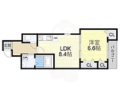 フジパレス長原サウス 3階/-