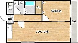 ウエムラグレース加美 4階/-