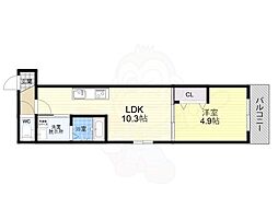 間取図画像 1LDK