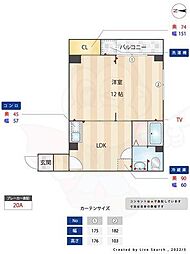 ベルコネクト北田辺 5階