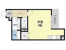 premiere1 ワンルームの間取図画像