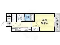 アドバンス大阪ブリス 6階/-