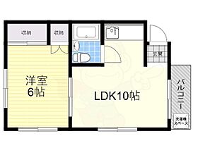 大阪府茨木市東奈良１丁目（賃貸アパート1LDK・1階・31.00㎡） その2